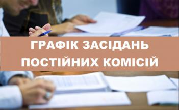 Інформуємо про графік засідань та порядок денний постійних комісій Димерської селищної ради