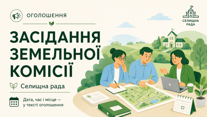 ПОСТІЙНА КОМІСІЯ З ПИТАНЬ ЗЕМЕЛЬНИХ ВІДНОСИН, ПРИРОДОКОРИСТУВАННЯ, ПЛАНУВАННЯ ТЕРИТОРІЇ, БУДІВНИЦТВА, АРХІТЕКТУРИ, ОХОРОНИ ПАМ`ЯТОК, ІСТОРИЧНОГО СЕРЕДОВИЩА ТА БЛАГОУСТРОЮ